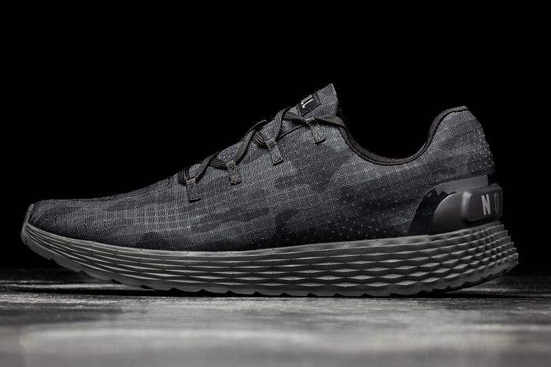 Nobull Night Camo Ripstop Runner Women's Running Shoes Black | USA T1787C